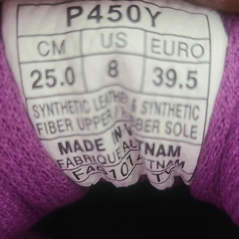 Purple Asics running shoes style P450y - Picture 10 of 10